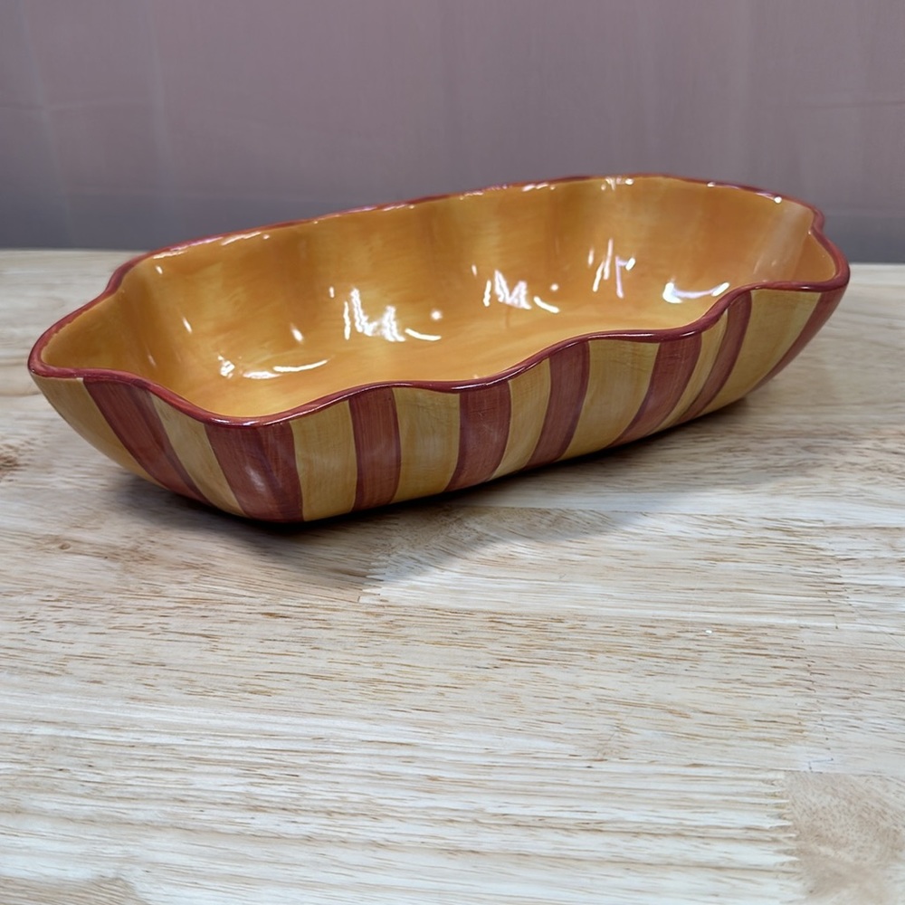 Gail Pittman Southern Living At Home Siena Ruffled Edge Serving Bowl 10 7/8”L